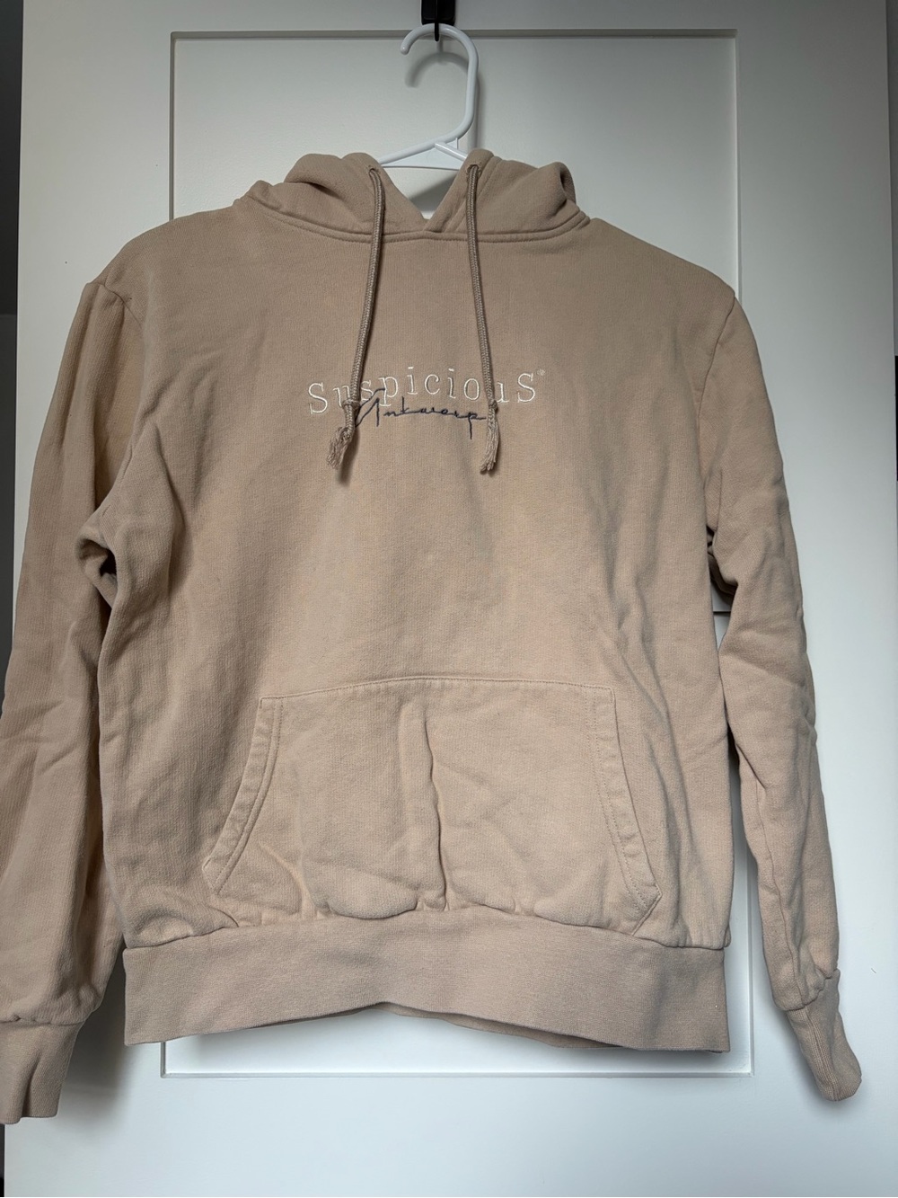 Suspicious Antwerp Tan Pullover Hoodie